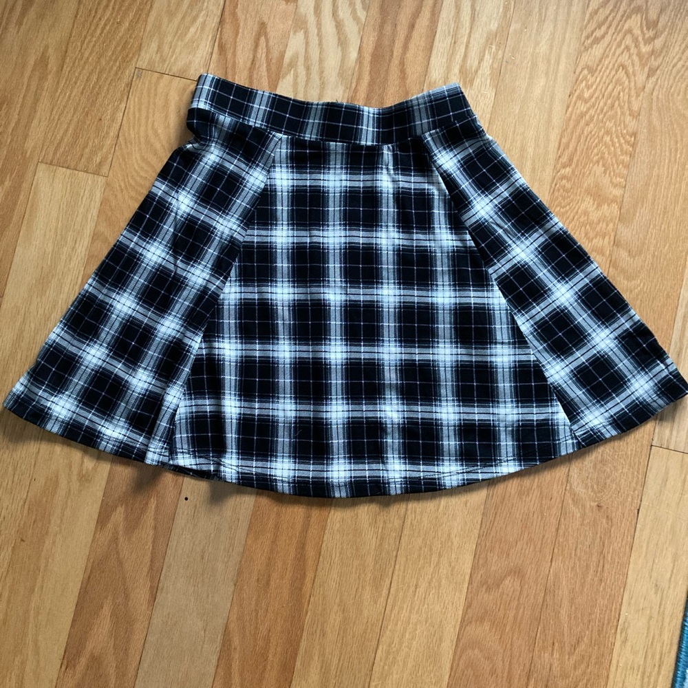 H&M Plaid Circle Skirt